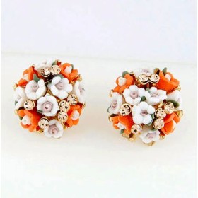 Flower Stud  Earrings